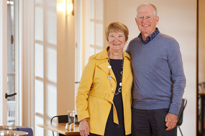 Supporters Robert and Irene Gilbert