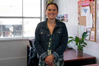 Case Manager Julia in our St Kilda Office
